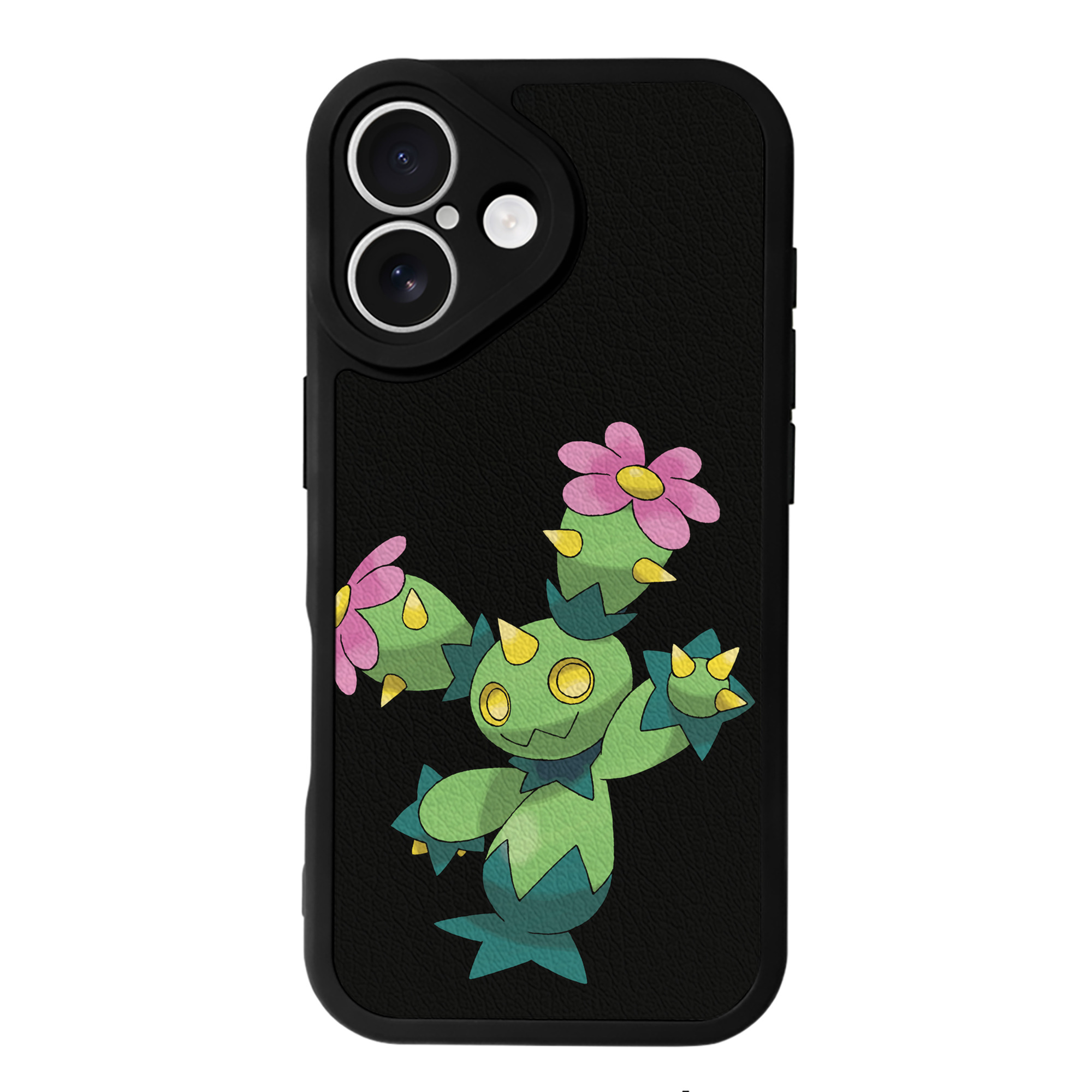 （画像用） ポケットモンスター Pokémon 【iPhone 16シリーズ対応】シリコンスマホケース（レザー調） 材質：シリコン